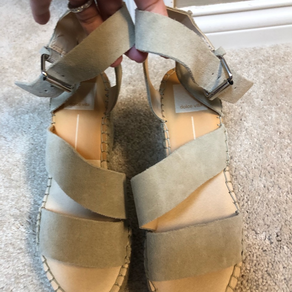 Dolce Vita SHAYLA ESPADRILLE- color is beige suede